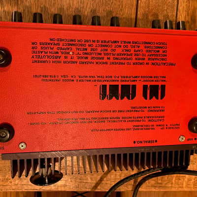 Walter Woods Electroacoustic/stereo/green light mid 2000's - red image 2