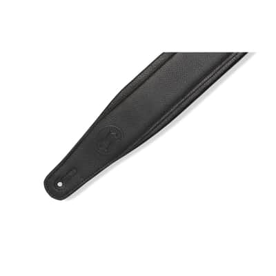Levy's Mrhgp Blk Tracolla In Pelle Right Height Black On Black 3 1/2 image 5
