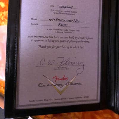 Fender Custom Shop '63 Reissue Stratocaster NOS Sunburst image 24