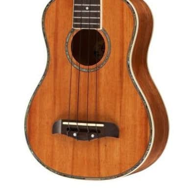 Oscar Schmidt OU5-R Concert Ukulele W/Pre Amp - Natural Koa (OU5EK-A-U) image 2