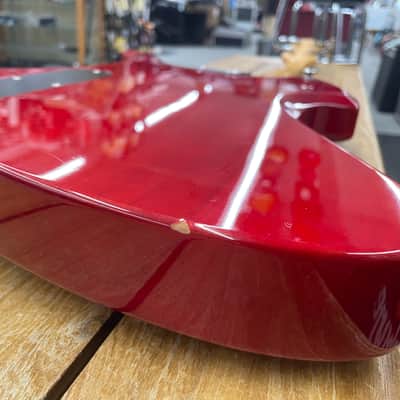 B.C. Rich Mockingbird Bass Platinum Series 1998 - Red image 16