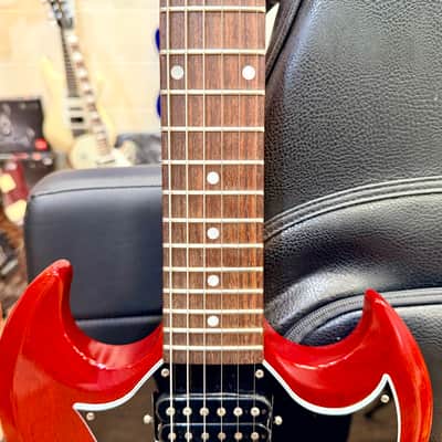 🍒2022🍒 Gibson SG Tribute~ Worn Satin Cherry USA + Deluxe Gig Bag~ Cherished! image 6