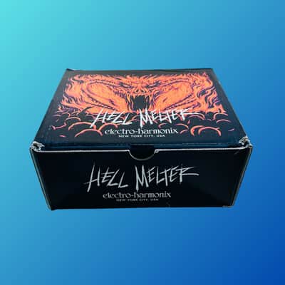 Electro-Harmonix Hell Melter Advanced Metal Distortion 2023 - Present - Black / Flames Graphic image 4