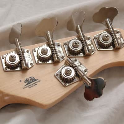 Ernie Ball Music Man StingRay 5 H Left Handed Lefty 5 String Electric Bass - Natural Gloss Finish image 25