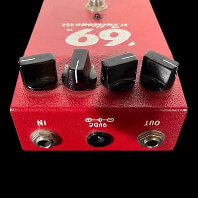 Fulltone '69 2000s with NKT275 Transistors - Red X9296 image 4
