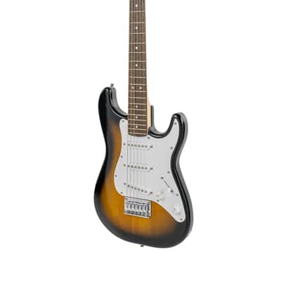 Fender Squier 3/4-Size Kids Mini Strat Electric Guitar - Sunburst image 2