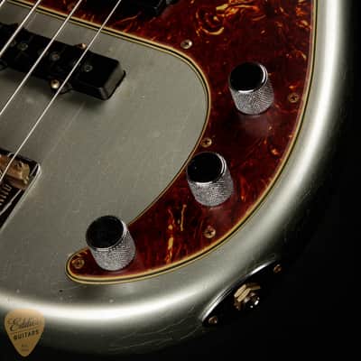 Fender Custom Shop Eddie's Exclusive 1964 Precision Bass Journeyman Relic - Inca Silver image 17