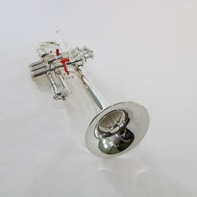 B&S Model 3116/2 Challenger Professional Eb/D Two Bell Trumpet MINT CONDITION image 10