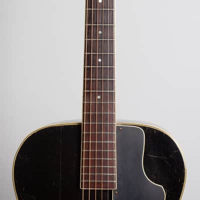 Bacon & Day Ne Plus Ultra Troubadour Arch Top Acoustic Guitar (1934), ser. #33895, period black hard shell case. image 8