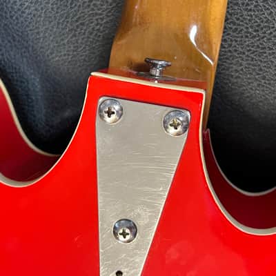1967 Coral Vincent Bell Firefly Red Danelectro image 12