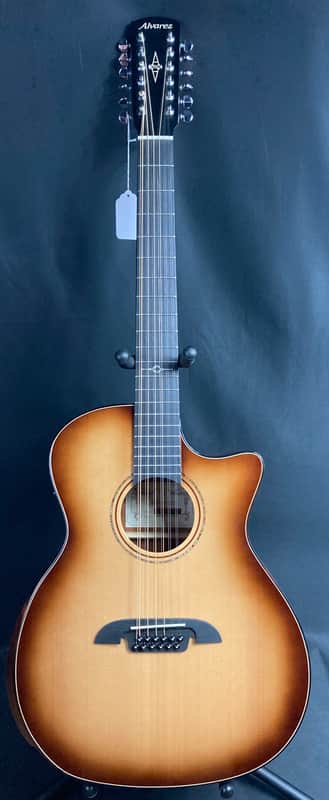 Alvarez AG610CEAR-12 12-String Grand Auditorium Acoustic-Electric Guitar Shadow Burst image 1