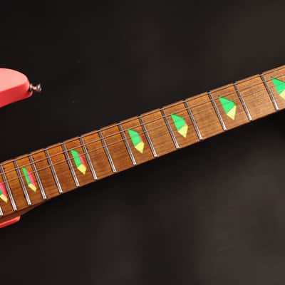 Ibanez JEM777-SK Shocking Pink 1987 – First Year, FujiGen Japan, Steve Vai Signature, Original Edge Tremolo image 8