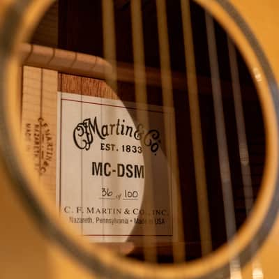 Martin MC-DSM Limited edition, Flamed Koa/Italian Alpine Spruce Mint Condition image 2