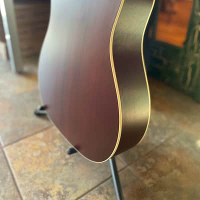 Gibson J-45 Special Acoustic Electric Guitar in Satin Wine Red w/ Gibson Case image 19