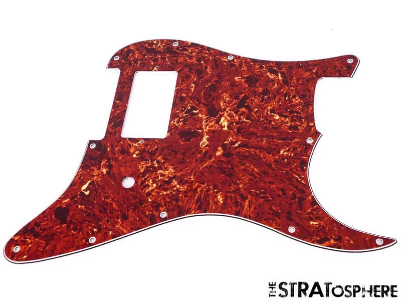*NEW Brown Tortoise Stratocaster PICKGUARD for Fender Delonge Strat 3PlyStandard image 1