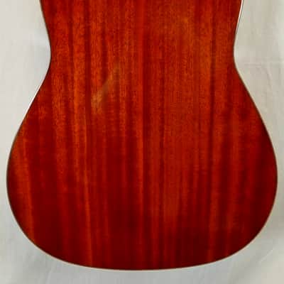 Yamaha Solid Sitka Spruce Top Cutaway Folk Acoustic/Electic Guitar, Mahogany, Vintage Natural image 9