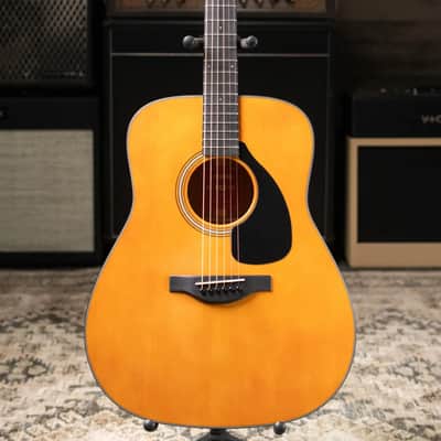 Yamaha FG3 Red Label Acoustic Guitar - Vintage Natural with Gig Bag image 3