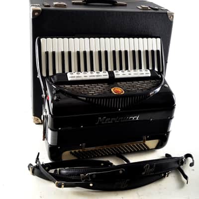 Immagine Rare, Top Italian Made Accordion Marinucci Super Mod 975 - 120 bass, 20 switches + Case & New Straps - Certificate -Video - 3