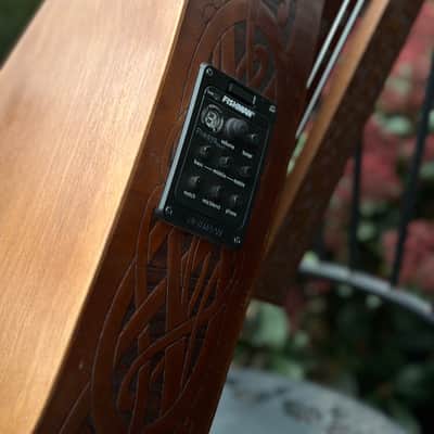 Hurdy-Gurdy With Pickup - 24 Keys - 6 string - Ukrainian Lira Hurdy Gurdy Electric Acoustic Excellent New image 7