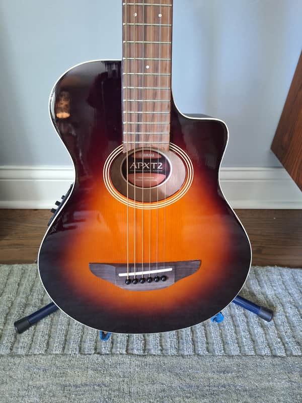 Yamaha APXT2 acoustic electric guitar  - Sunburst image 1
