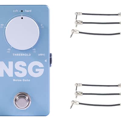 Darkglass Electronics NSG Noise Gate Mini Pedal + 2x Gator Patch Cable 3 Pack image 1