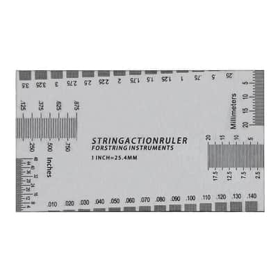Guitar String Action Ruler Gauge Tool Measuring Kit For Electric Bass And Acoustic Guitar image 1