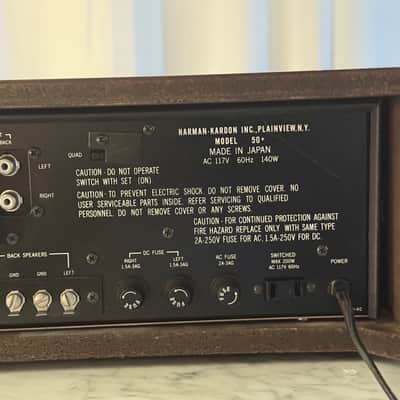 Harman/Kardon 50+ Vintage Multichannel Receiver with Original Wood Case — Serviced, Cleaned, LED Dial Lighting image 12