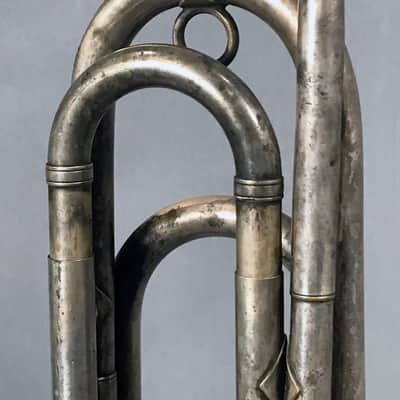 1935 Frank Holton & Co. Legonnaire Single Valve Tenor Bugle image 7