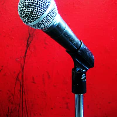 Vintage 1980's USA Shure SM58 Handheld Cardioid Dynamic Microphone Low Z w mic clip & cable image 7