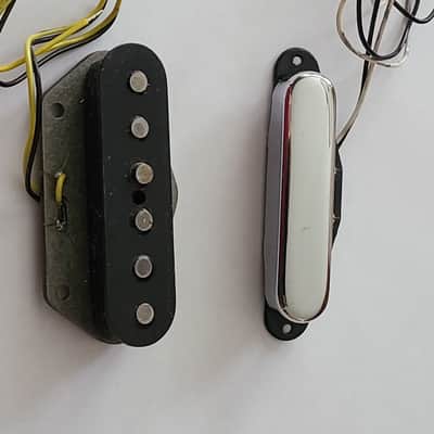 FENDER TELECASTER PICKUPS, 1975 SET OF FRONT AND BACK, NEW OLD STOCK image 1