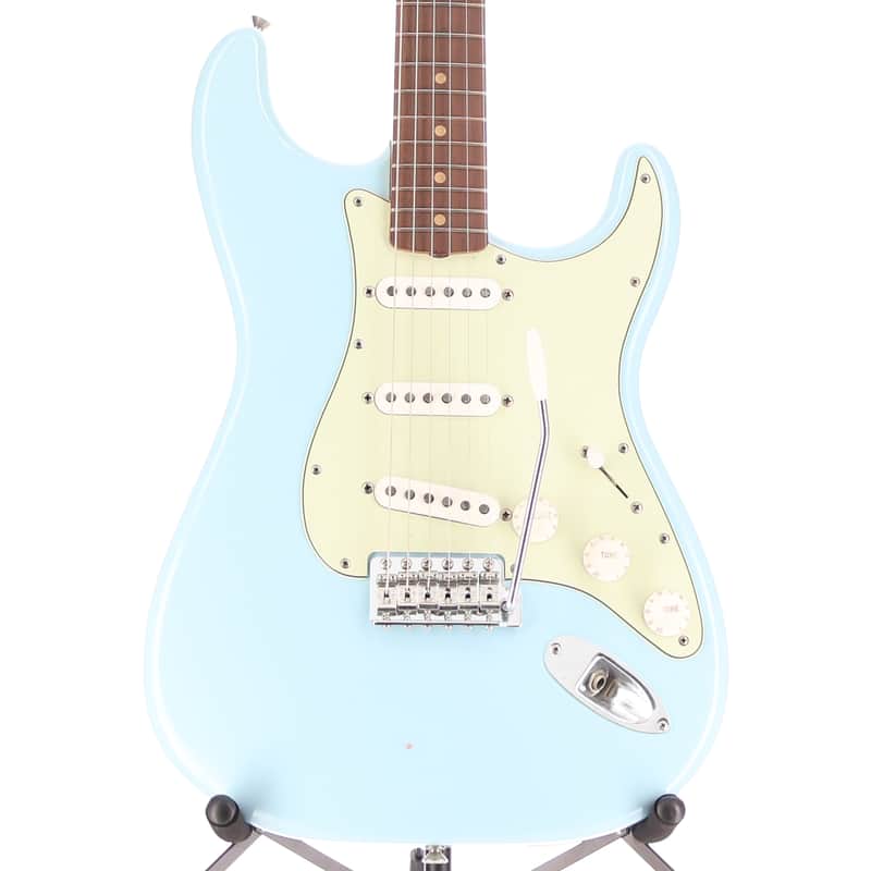 Fender Vintera® II Road Worn® '60s Stratocaster®, Rosewood Fingerboard, Sonic Blue (W8)(14903) (14903) image 1