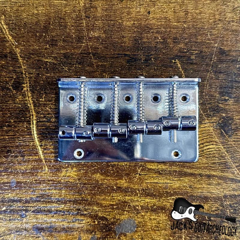 Economy Bass guitar Bridge *USED* (2000s - Chrome) image 1