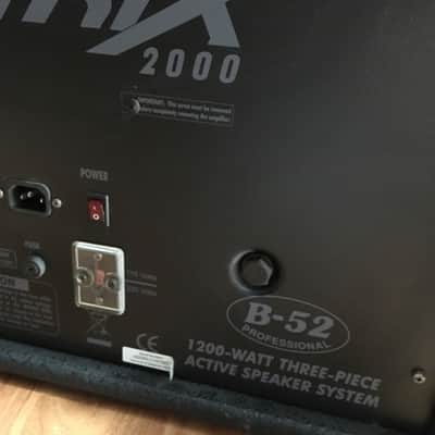 B52 MATRIX-2000 3-Piece Powered Speaker System image 9