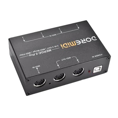 MERGE-5 Pro Can Merge Up To 5 MIDI Input Signals Into 1 MIDI Data Stream Can Be Output Directly Through 2 MIDI Interfaces Bild 2