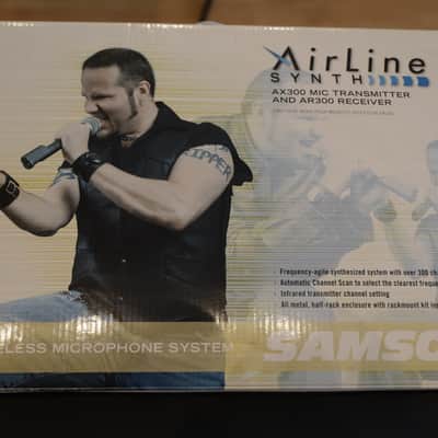 Samson AirLine Synth True Diversity UHF Wireless Handheld Mic System 2010s - Black image 2