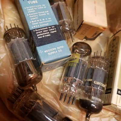 Matsushita etc. ONE (1) 12BH7A AT1000 TESTED Vacuum Tube Japan Russia 12BH7 dual triode 1959-1976 image 2