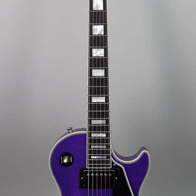 Epiphone Inspired by Gibson Custom Les Paul Custom Amethyst Sparkle image 3
