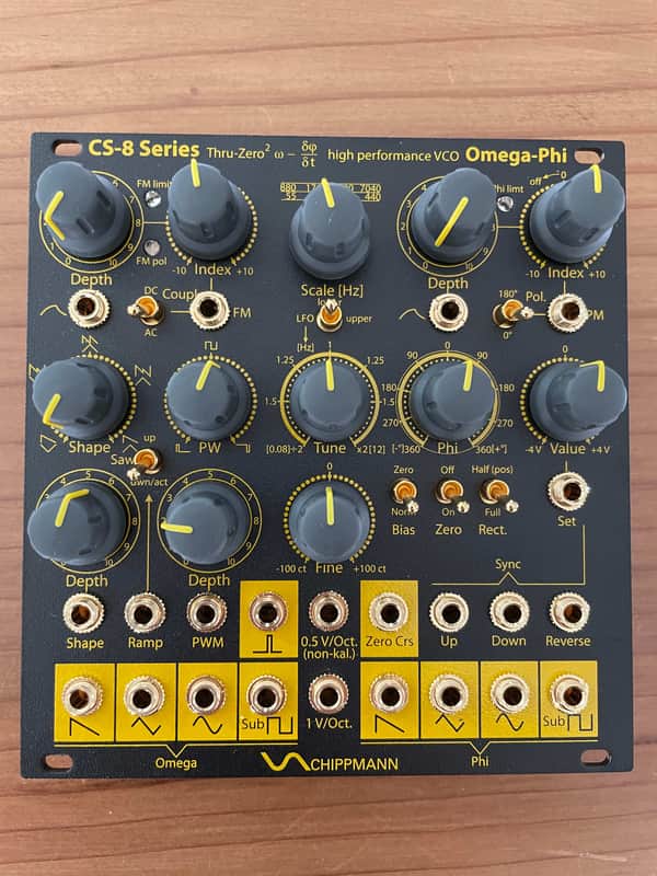 Schippmann CS-8 Omega-Phi Thru-Zero Phase Modulation Analog Oscillator EuroRack Modular Synth image 1
