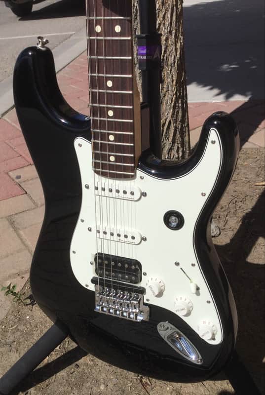 Fender Triple Play 2014 Black Stratocaster image 1