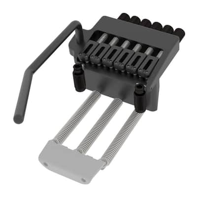 Hipshot 6-String Guitar Headless Tremolo Bridge, BLACK, 4HV600B-B image 2