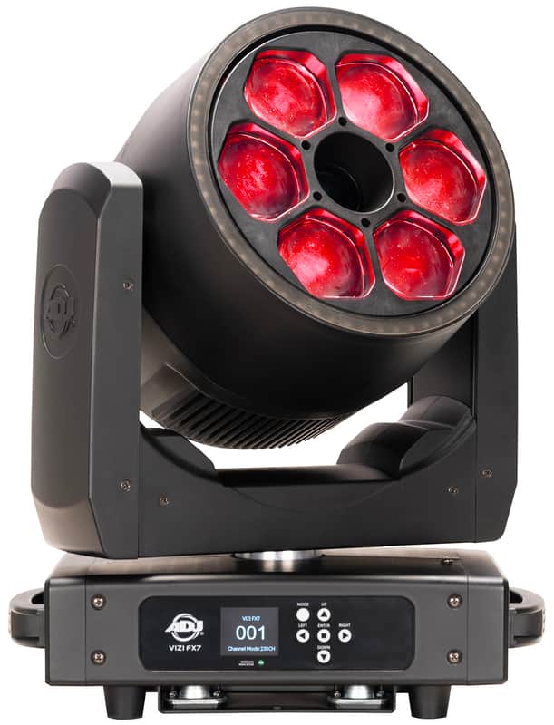 American DJ Vizi FX7 Beam/Wash/Kaleidoscope LED Ring Effect Moving Head Light image 1