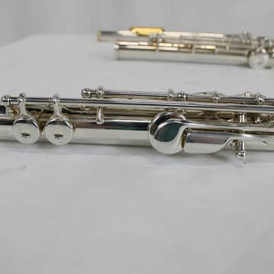 Armstrong Limited Edition USA Thin Wall P4 Open-Hole Flute w/ B Foot, Offset G - Sterling Silver image 11
