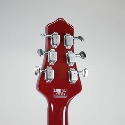 Danelectro Dan O. Mano Electric Guitar - Maroon image 7