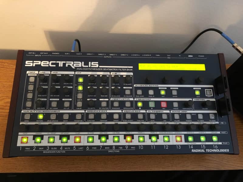 Radikal Technologies Spectralis synth workstation + Pelican. Analog filter/filterbank, load samples image 1