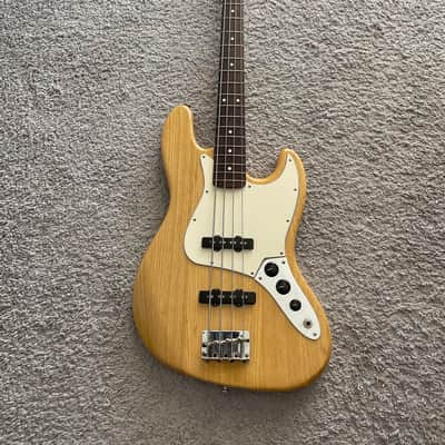 Fender FSR Jazz Bass 2004 MIM Special Edition Deluxe Natural Ash 4-String Guitar image 1