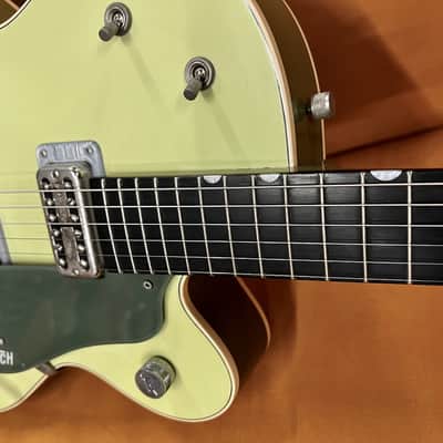 Gretsch G6118T-R Gretsch Anniversary Stephen Stern Masterbuilt Relic USA Mint 2007 - Relic Two Tone Smoke Green image 16