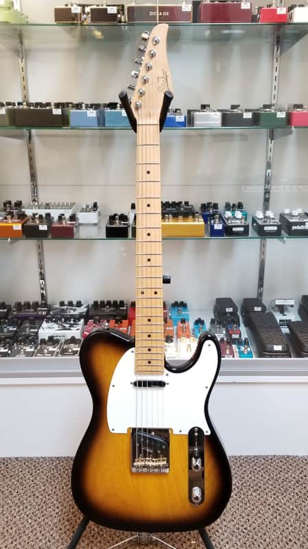 used Suhr Classic T in 2-Tone Tobacco Burst, Very Good Condition with Gig Bag image 1
