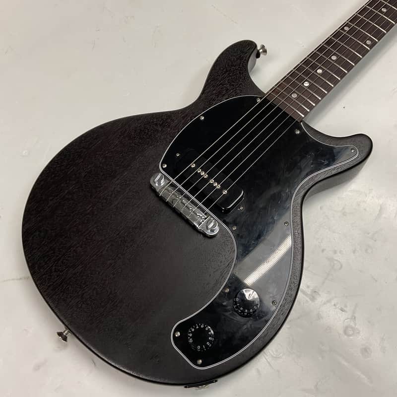 Gibson Les Paul Junior Tribute DC with Side-Mounted Input Jack 2019 - Worn Ebony