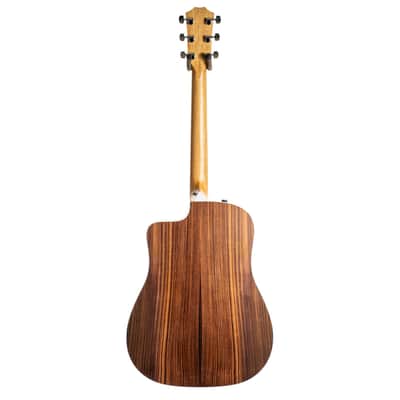 Taylor 210ce Spruce/Rosewood Cutaway Dreadnought Acoustic-Electric Guitar | Used image 4
