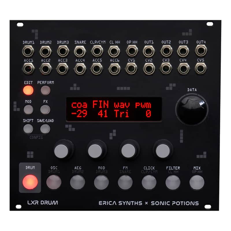 Erica Synths LXR Drum Eurorack Drum Machine Module image 1